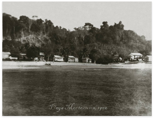 1950's photo of Montezuma Costa Rica