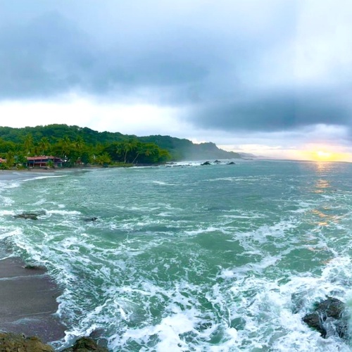 Sunrise at Pangas Beach Montezuma