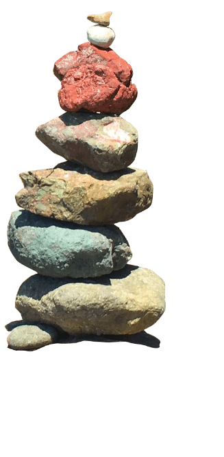 rock stack found at Playa Colarada