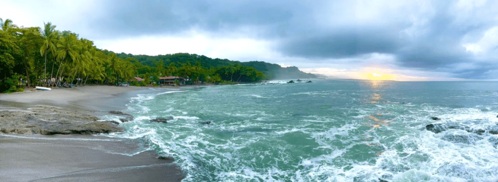 sunrise over Las Pangas